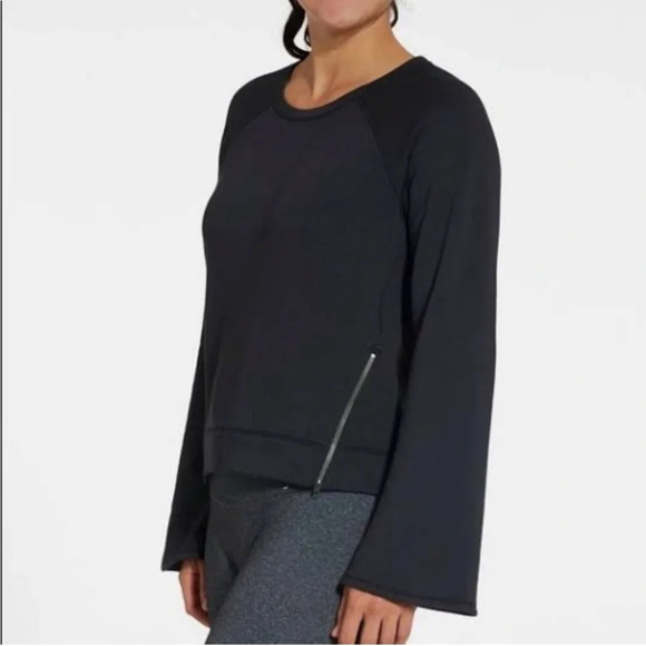 Calia XS Effortless Zipper Caviar‎ Black Pullover - Picture 1 of 12